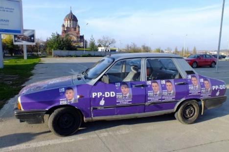 Aspirator de alegători: Fiul judecătoarei Elena Pop Blaga şi-a tras Dacie de campanie